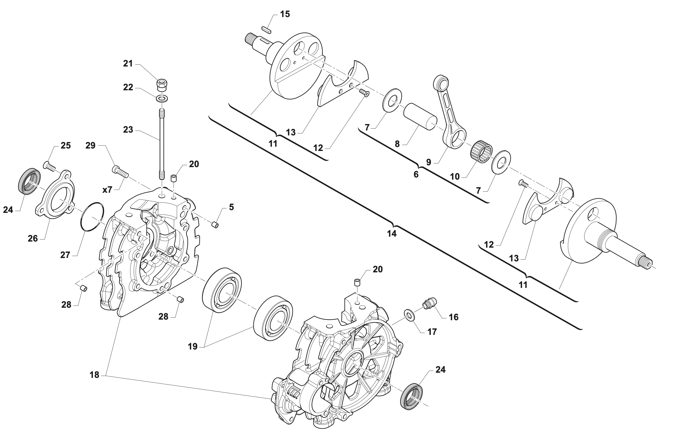 MINI 3 — Crankshaft and Case
