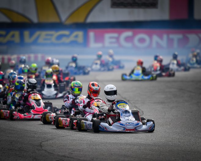 After an intense day of qualifying heats and pre-finals, tomorrow Rossi will start from pole position in the OKN final,...